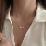 Gold Necklace With Pearls